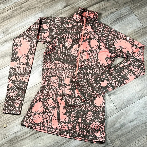 Nike Pro Dri Fit Stay Warm, Cook Pattern Quarter Zip - Picture 5 of 6